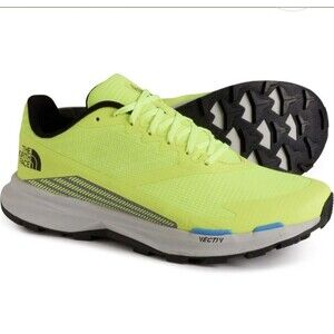 The North Face Men's VECTIV Levitum Trail Running‎ Led Yellow /Tnf Black Sz 9.5
